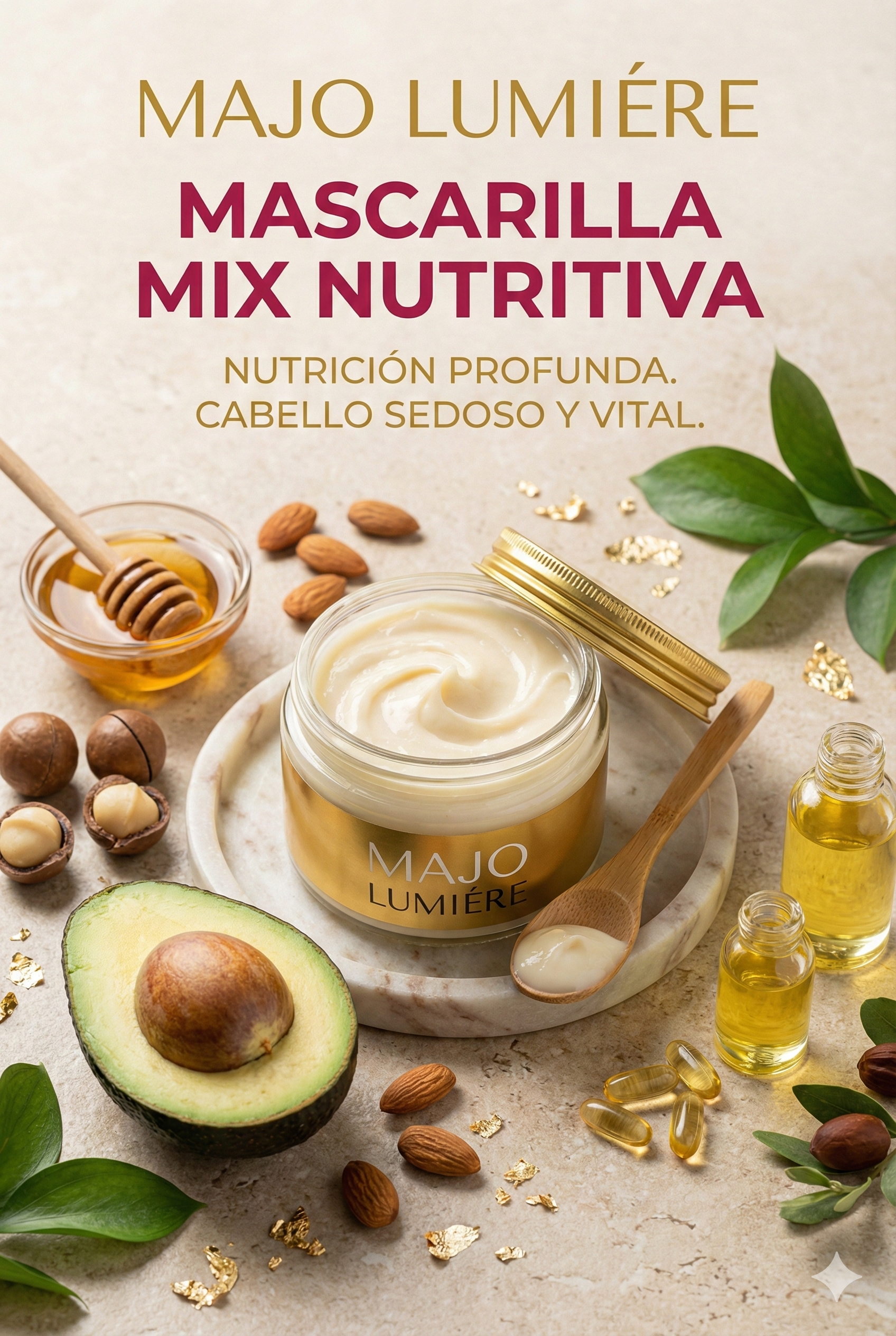 Mascarilla Mix Nutritiva Premium - Nutrición Profunda y Sedosidad