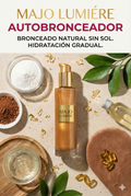 Autobronceador Hidratante Majo Lumière - Dorado Natural sin Sol