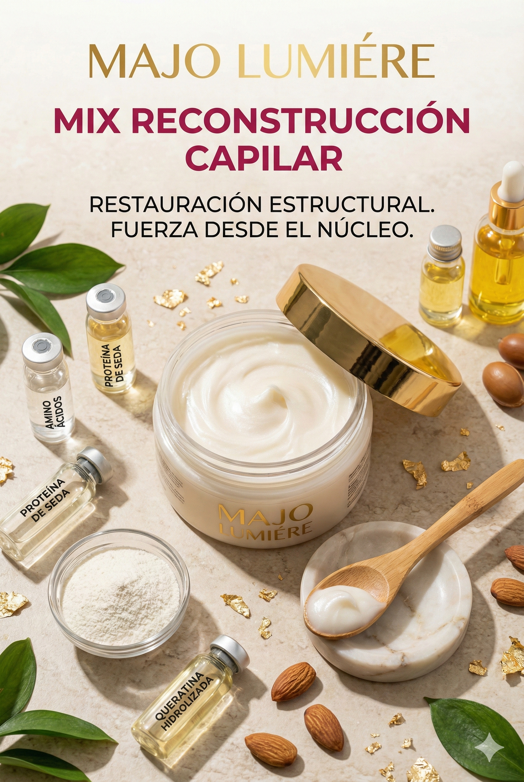Mix de Reconstrucción Capilar Estructural - Con Proteína de Seda